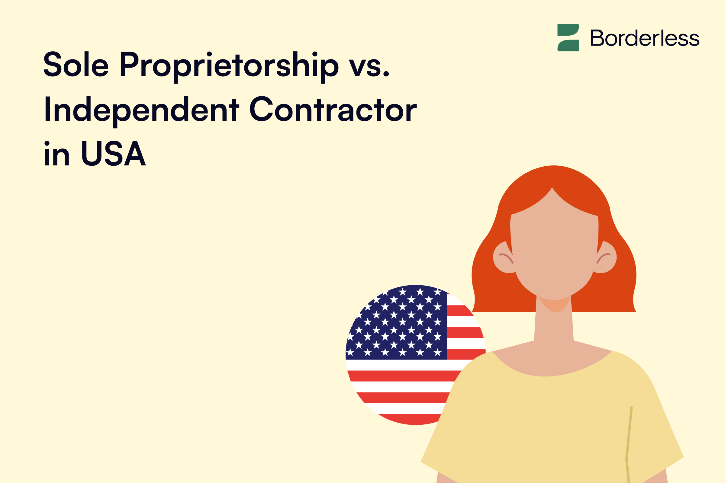 Sole proprietorship vs Independent contractor in USA Borderless